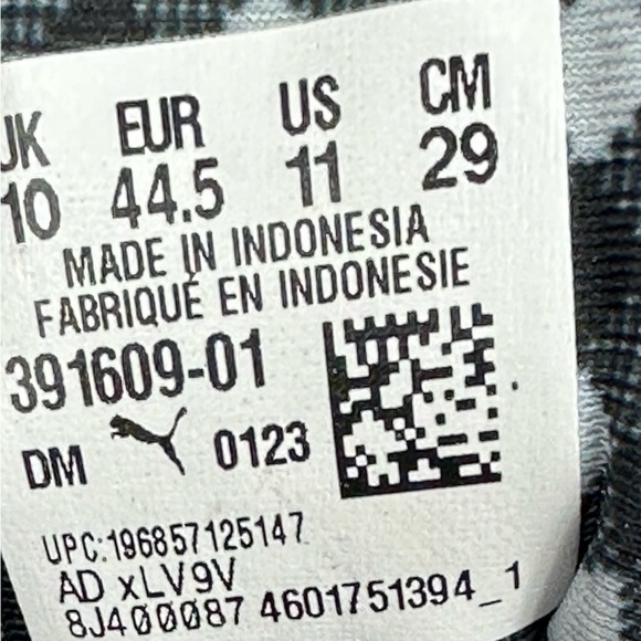 Men’s Puma Suede Backpack Spring Clean Sneakers 391609-01 Size US 11 - Picture 9 of 9